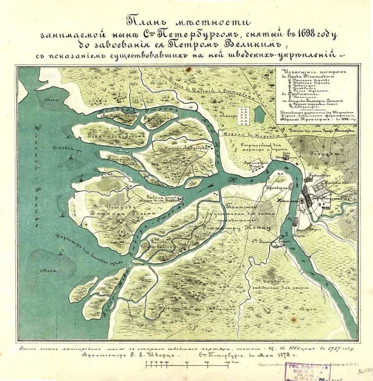 план Санкт Петербурга