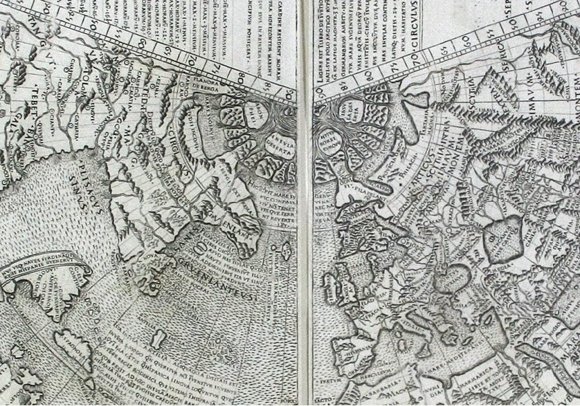 Карта Иоганна Рюйша 1507 