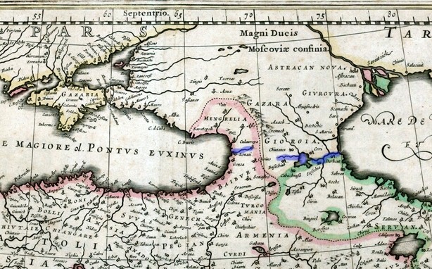 карта Кавказа