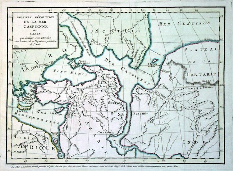 Средневековая реконструкция послепотопной географии Евразии
